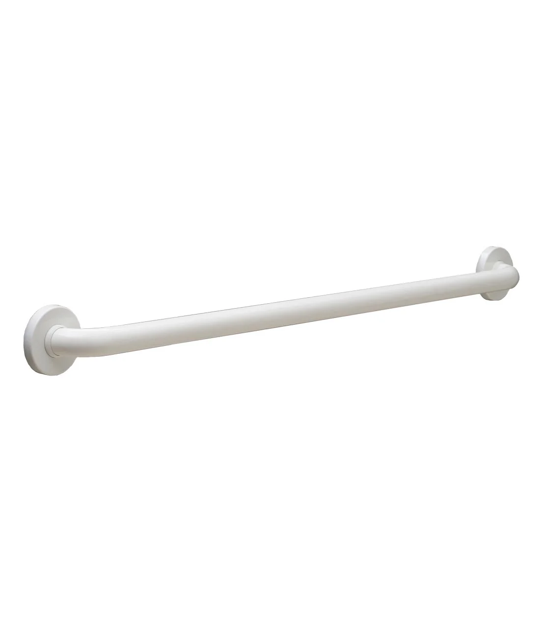 1-1/4" Diameter Vinyl-Coated Grab Bar With Snap Flange