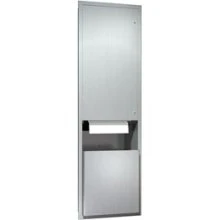 Automatic Roll Paper Towel Disp. and Waste Receptacle, Battery Operated -Rec., 046921A