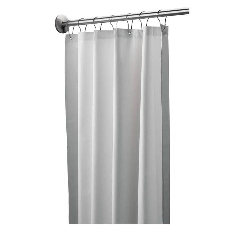 48" W x 72" H Antimicrobial Vinyl Shower Curtain