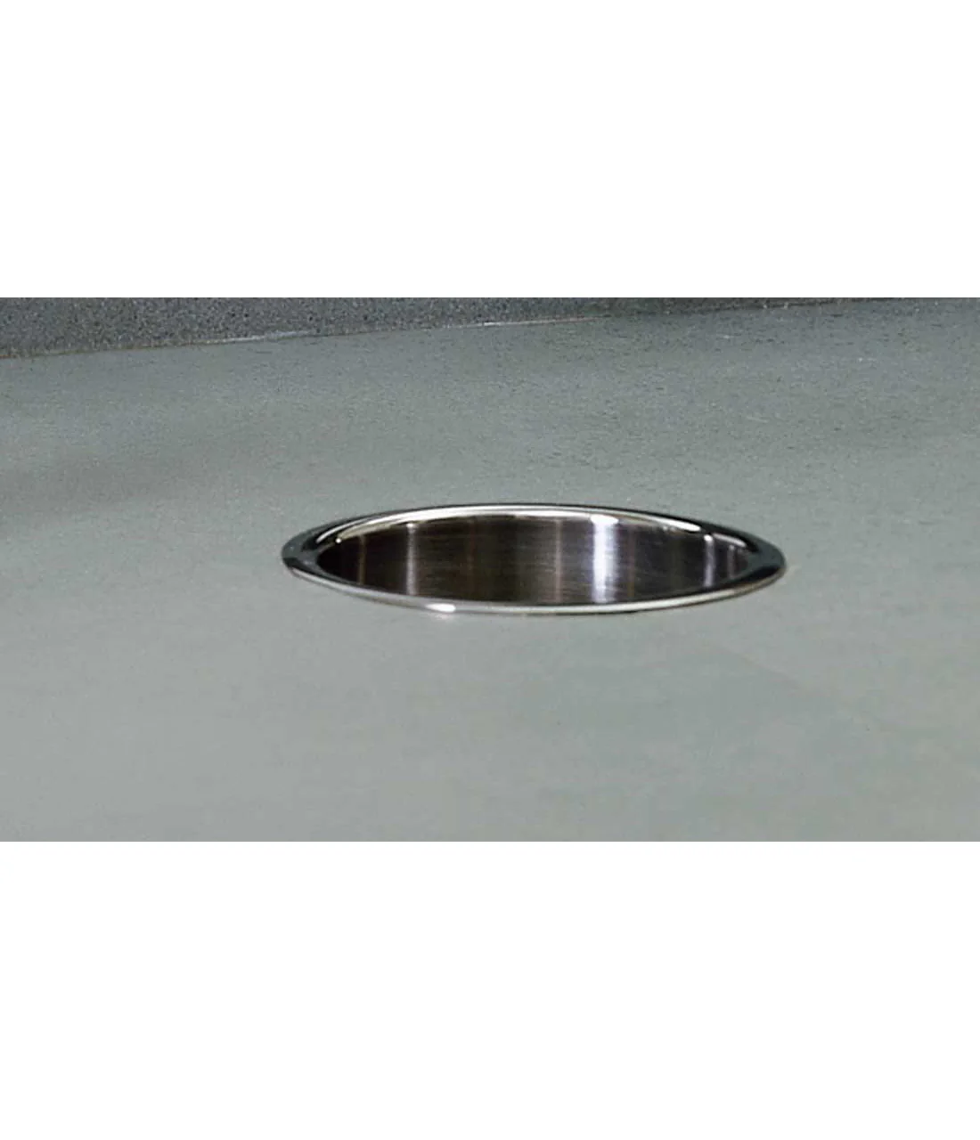 Countertop -Mounted Circular Waste Chute