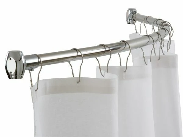Curved Shower Curtain Rod - 60" Satin Finish, 9530-60