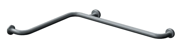 Exposed Flange (1-1/4" O.D) Smooth - Horizontal Grab Bar, 24