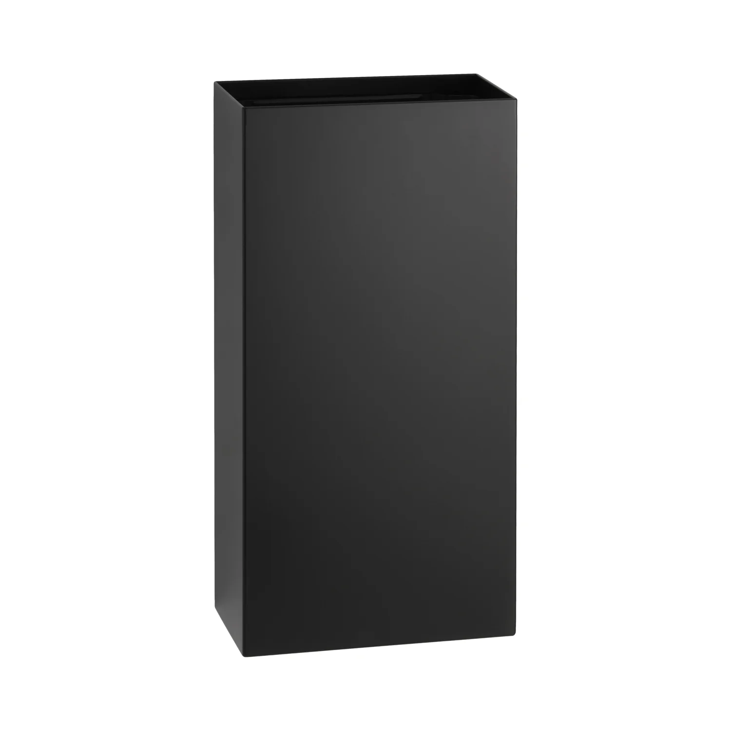 FINO Surface-Mounted Waste Receptacle, Matte Black