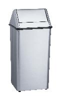 Freestanding, 36 Gal. Cap., Less Swing Top, Waste Receptacle, 377-3738