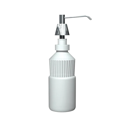 Lav Basin Soap Dispenser - 4" Spout, 4" Shank, 34 oz. - Vanity Mounted