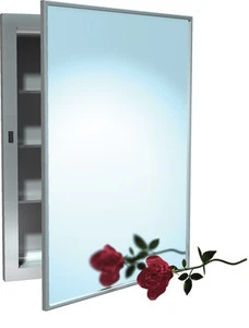 Medicine Cabinet (24inchw x 26inchh) - Recessed, St. Stl., 0952-B