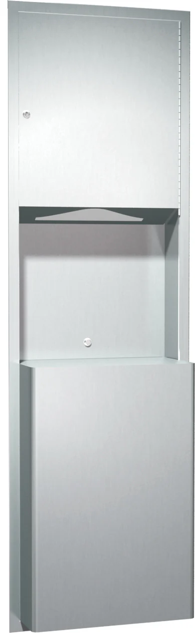 Paper Towel Dispenser and Waste Receptacle - Recessed, 0469