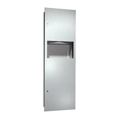 Simplicity - Paper Towel Dispenser & Waste Receptacle - Multi, C-Fold - 9 gal. -