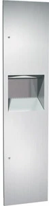 Paper Towel Dispenser and Waste Receptacle - Semi-Recessed, 64676-2