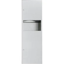 Paper Towel Dispenser and Waste Receptacle - Surface Mounted, 6462-9