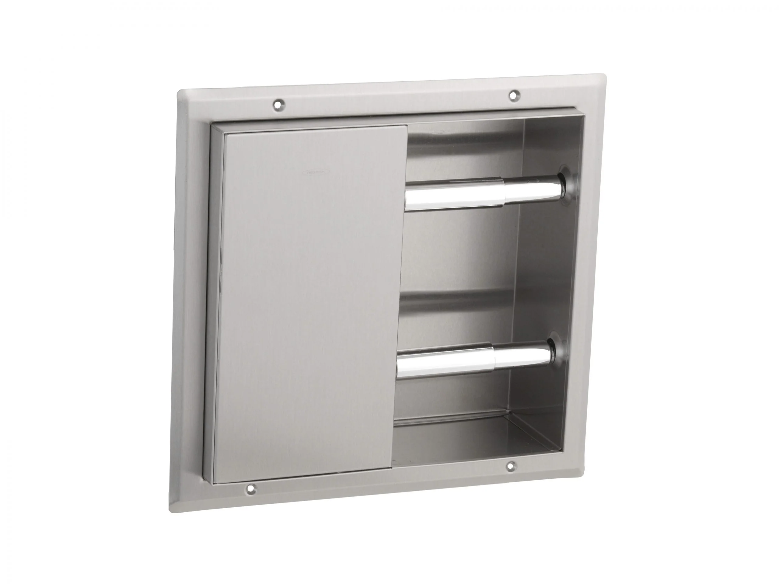 Partition-Mounted Multi-Roll Toilet Tissue Dispenser