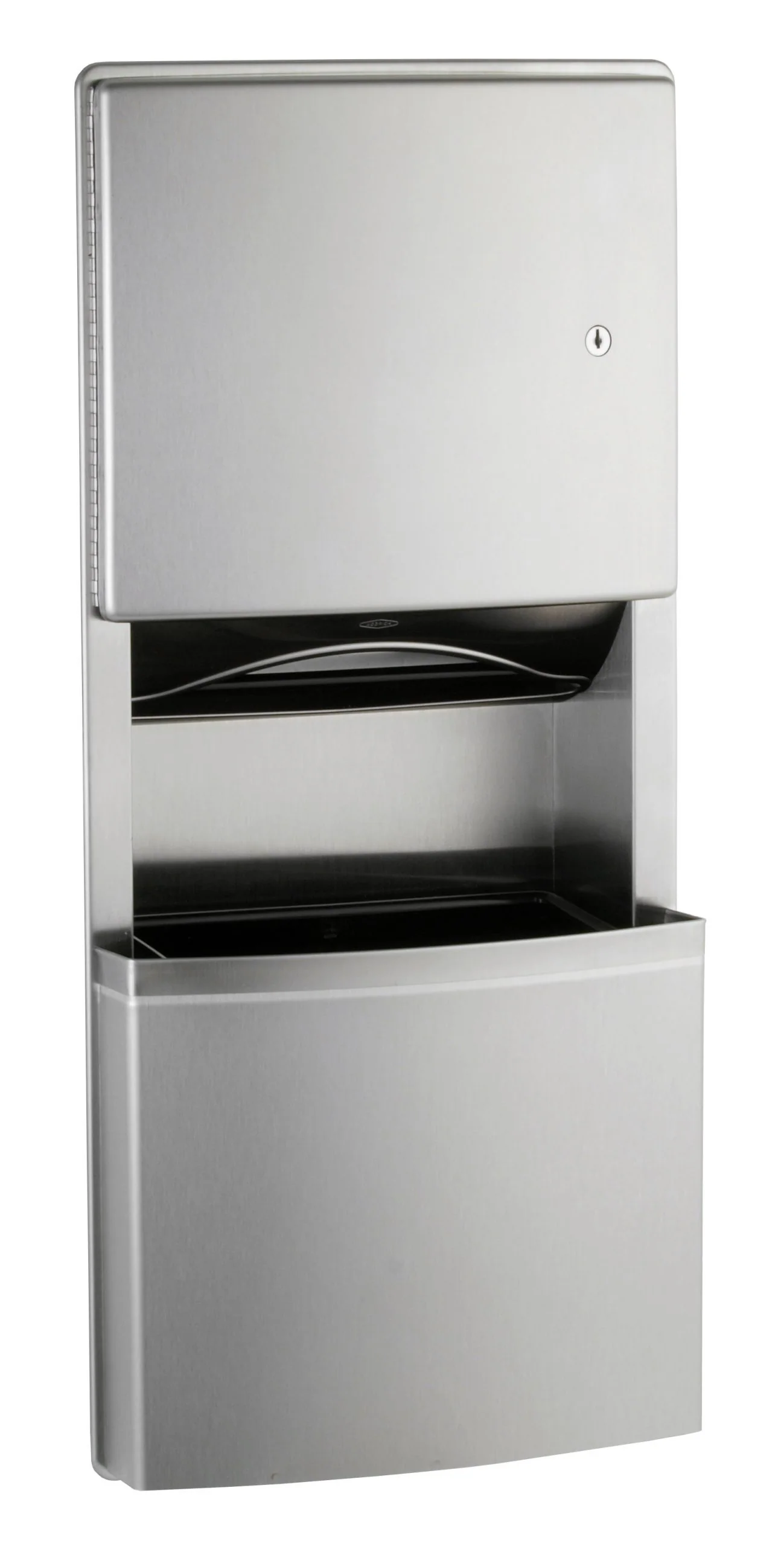 Recessed Paper Towel Dispenser/Waste Receptacle