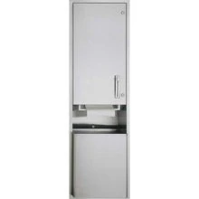 Traditional - Paper Towel Dispenser & Waste Receptacle - Roll - 13.3 gal. - Semi