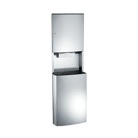 Roval Recessed Paper Towel Dispenser and Removable Waste Receptacle, 20469