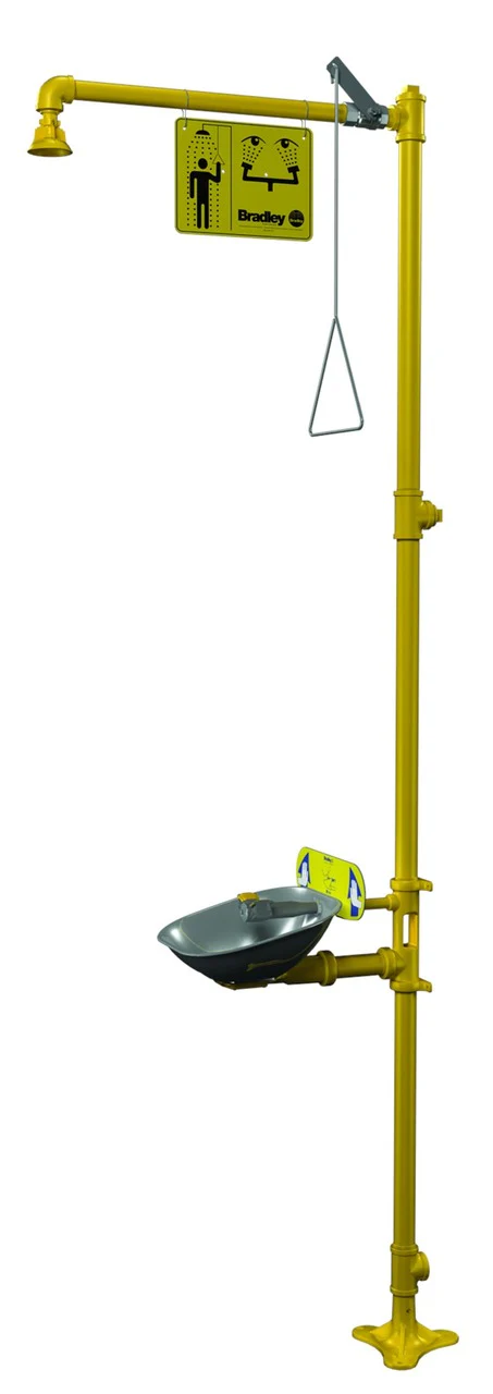 Safety Shower and Eyewash, Combination Units, S19314SB