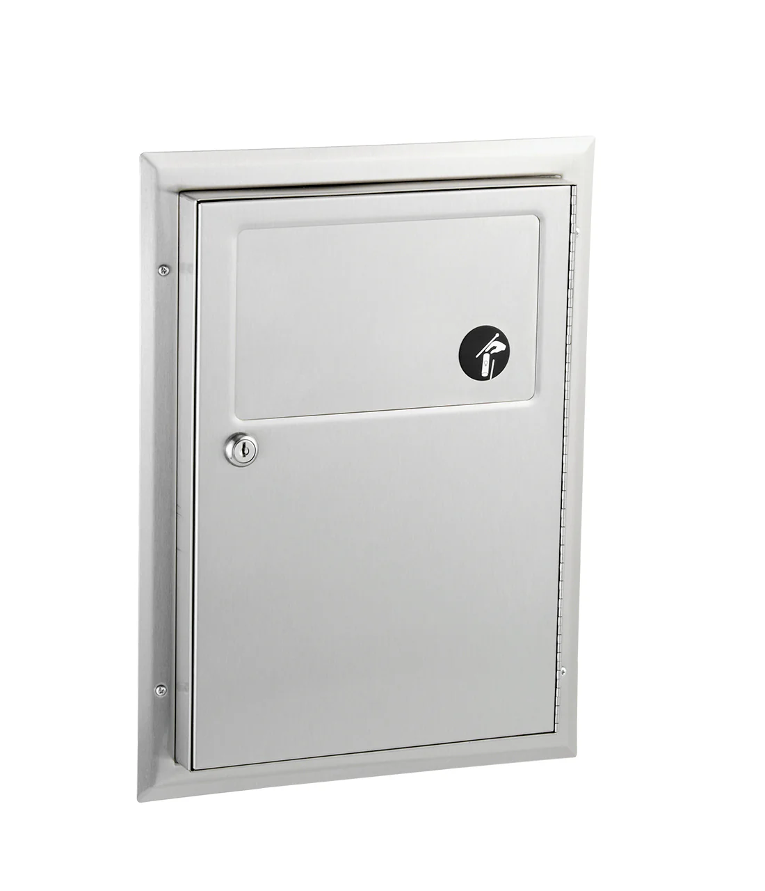 Sanitary Napkin Disposal, Partition Mounted