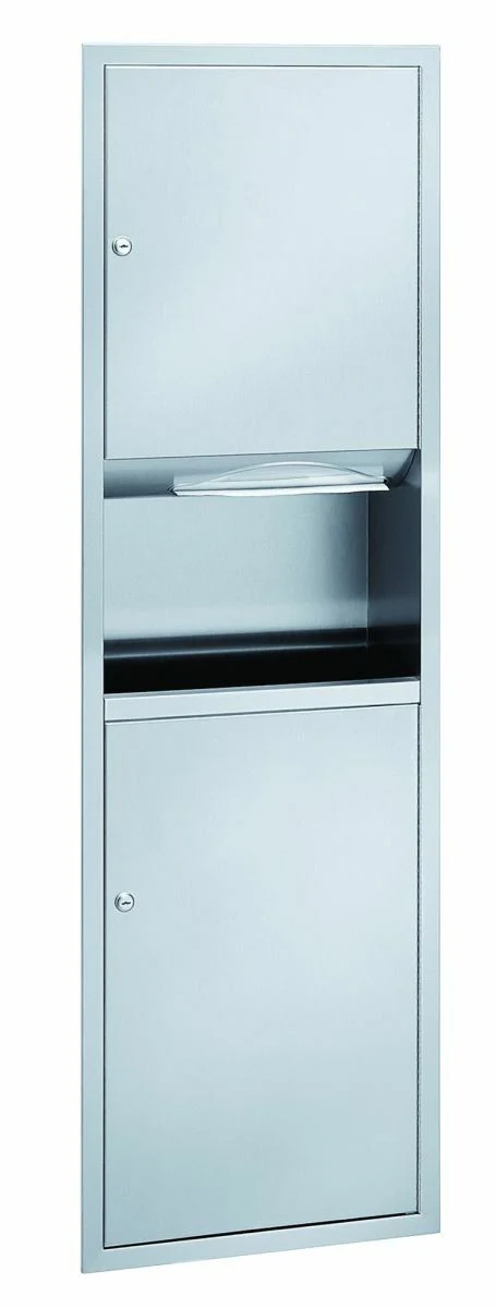 Semi-Recessed Model 238, Towel Dispenser/ Waste Receptacle, 238-10