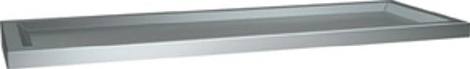 Shelf, 6inch x 18inch - St. Stl. - Raised Edges, 0690-18