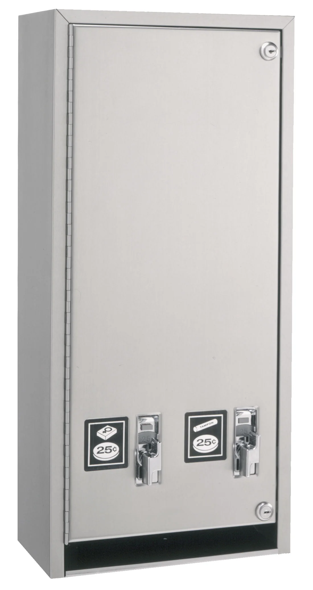 Surface-Mounted Frameless Napkin Tampon Vendor (formerly model NV-1-FS)