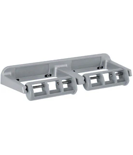 Surface-Mounted Toilet Tissue Holder, Double Roll , No Roll Control