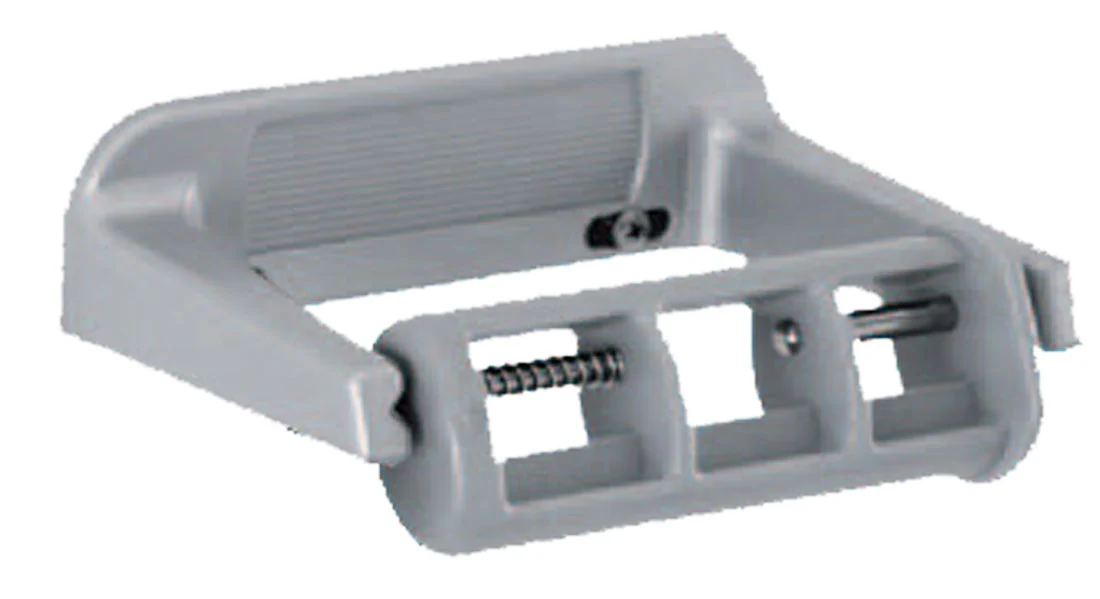 Surface-Mounted Toilet Tissue Holder, Single Roll , No Roll Control