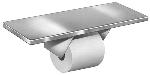 Surface Mtd, Single w/Shelf, Double Roll Toilet Tissue Holder, 5262