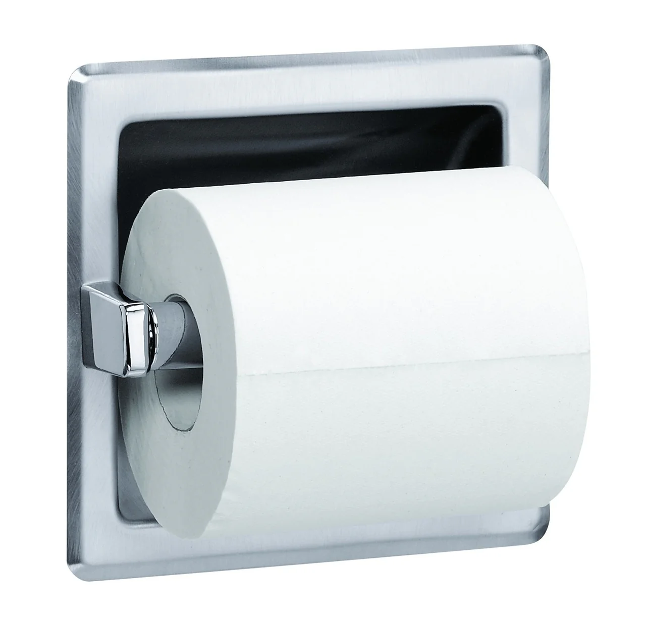 Toilet Tissue Disp, Recessed,Single, Toilet Paper Dispensers, 5104-520000